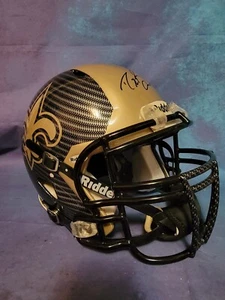 Drew Brees - Autographed Speed Hydro Helmet New Orleans Saints BAS - Picture 1 of 6