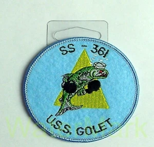 USS Golet SS-361 US Navy Jacket Sub Patch New Repro Sunk in Pacific - Picture 1 of 2
