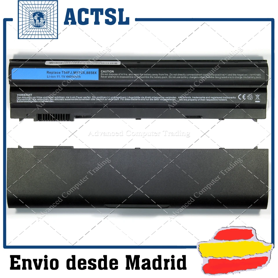 ADVANCED COMPUTER TRADING BATERIA para portátil DELL Inspiron 15R (5520) (7520) 8858X 11.1V 6-cells