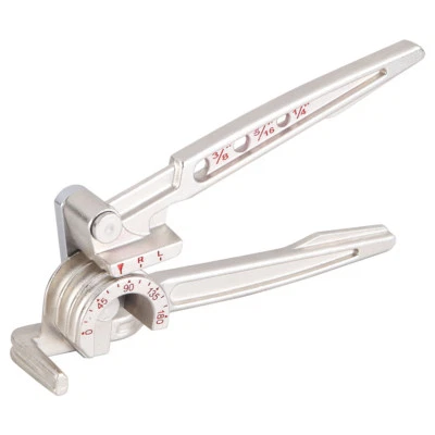 3 in 1 Copper Tube Pipe Bender 1/4" 5/16" 3/8" O.D 180° Tubing Bending Tool - Image 1 of 4