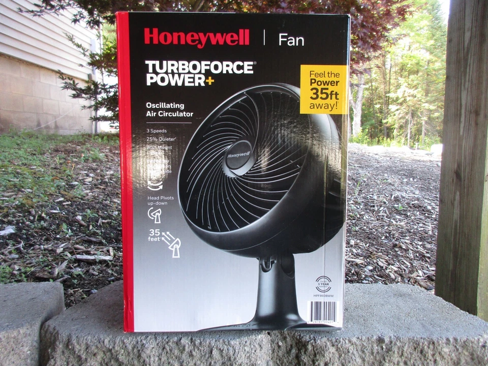 Honeywell Turbo Force Power Air Circulator Fan HPF820BWM Black