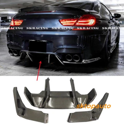 Kit difusor de parachoques trasero de fibra de carbono para BMW 650i M-Sport F12 F13 F06 2013-2018 Foto 1 de 4
