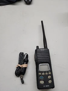 Icom IC-M3A Black Handheld Waterproof Weather VHF Marine Radio Transceiver - Picture 1 of 6