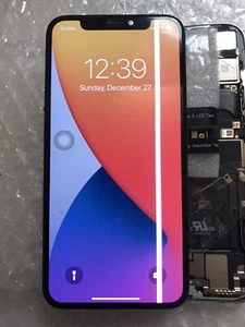 Genuine OEM Original Apple Black iPhone X OLED Screen Replacement For Part #104 - Picture 1 of 8