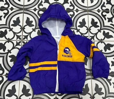 Minnesota Vikings De Colección Bebé Cortavientos 3T Abrigo NFL Chaqueta de Fútbol Foto 1 de 4
