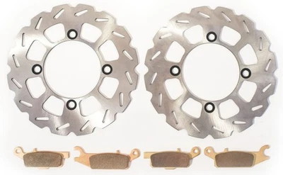 Передние тормозные колодки и роторы RipTide 2010-2014 Yamaha Grizzly 550 YFM550 - Изображение 1 из 4