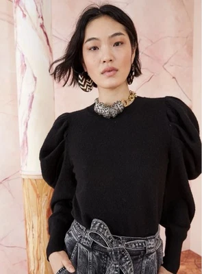 Ulla Johnson Marin Pullover Sweatrr Noir/Black - Size S - Image 1 of 4