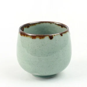 Teeschale celadonfarben, original Japan - Bild 1 von 3
