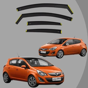 Vauxhall Corsa D/E 2006-2019 5-Door Hatchback Wind Deflectors 4pcs Set Visors - Picture 1 of 14