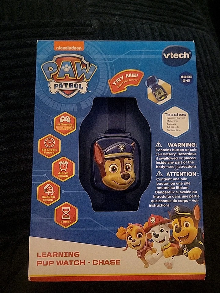 VTech Paw Patrol Learning Pup Watch Chase Edition - Image 1 of 1