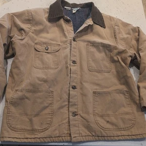 Giacca cappotto vintage chiave imperiale tela lavoro fattoria camionista lavoro grande anatra - Foto 1 di 18