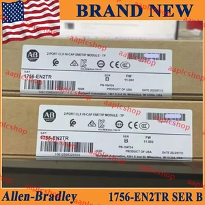 NEW PLC 1756-EN2TR Ser B ControlLogix Ethernet Module -Sealed AB 1756EN2TR - Picture 1 of 4