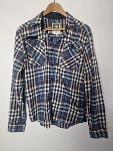 G-STAR Raw Men Aero Phantom Check Shirt Top Size L - Picture 1 of 4