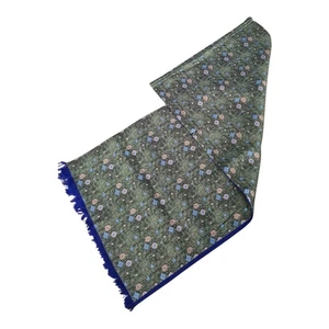 Herren Tootal Schal blau / grün Vintage Muster 60er Muster Dapper Mod S31 - Bild 1 von 4