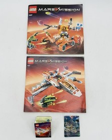 Vtg LEGO Space Mars Mission Instructions Manual Lot Of 3 - 7697 - 7647 - 5619