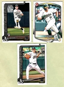 OAKLAND A's ~ Lot of 2025 Rookies w/ Kurtz, Wilson ~ FREE SHIPPING - Picture 1 of 1