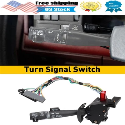 Wiper Turn Signal Lever Switch Cruise Control for 1995-1999 Chevrolet GMC C1500 - Image 1 of 4