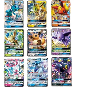 Pokémon cinese 9 carte Espeon Sylveon Leafeon Umbreon Glaceon Eevee Holo carta quasi nuova - Foto 1 di 2