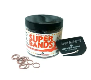 Super Rubber Bands for Braiding and Banding Super Natural Bands #BNDRDjar - Picture 1 of 2
