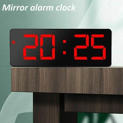 LED Wecker Digital Alarmwecker Funk Uhr Schlummerfunktion Tischuhr USB Spie NEU - Bild 1 von 4