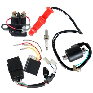 Fit for Polaris Sportsman 500 96-01 Ignition Coil CDI Relay Regulator&Spark Plug - Picture 1 of 9