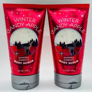 2 Bath & Body Works Winter Candy Apple Whipped Confetti Body Scrub 6.2 oz - Picture 1 of 3