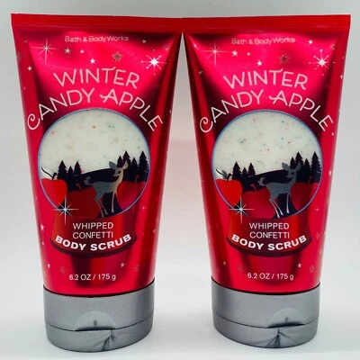 2 Bath & Body Works Winter Candy Apple Whipped Confetti Body Scrub 6.2 oz - Image 1 of 3