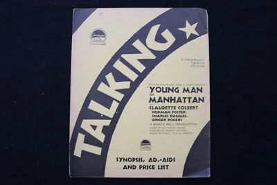 1930 Young Man of Manhattan paquete promocional - Claudette Cobert - K 2301 Foto 1 de 4