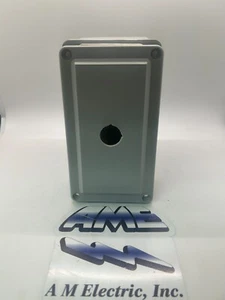 Stahlin 1-push button Fiberglass enclosure 22MM    CF1PB22      C-3 - Picture 1 of 3