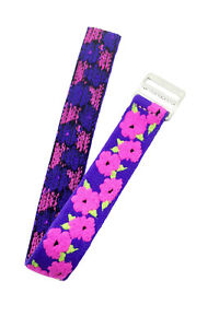 Timex Youth & Adults Elastic Watch Sttrap 16mm Pink Floral Design Watch Band