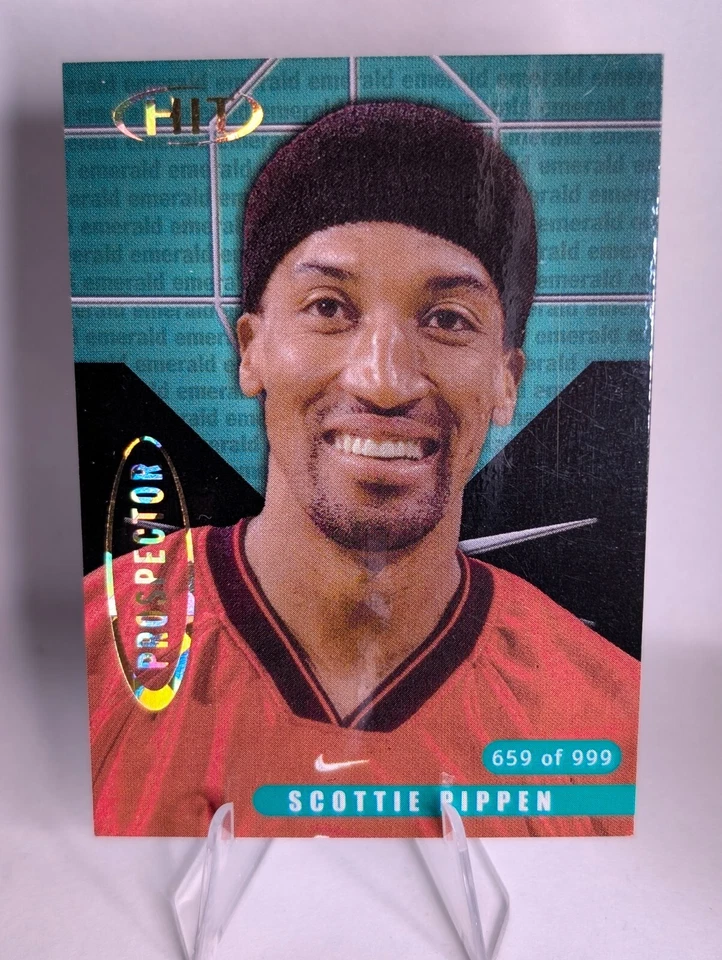 2000 Sage HIT Prospector Scottie Pippen #P18 HOF Portland Trail Blazers /999 - Image 1 of 2