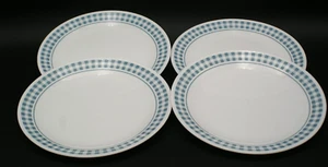 Corelle Gingham Blau 10" 4er Set Mittagessen Essteller - Bild 1 von 4
