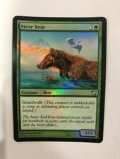 MTG FOIL 9TH EDITION RIVER BEAR NM MAGIC THE GATHERING UNCOMMON GREEN CREATURE