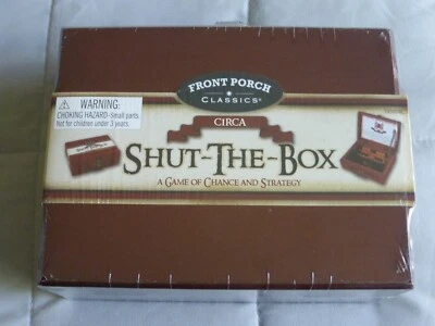Shut The Box A Game of Change and Strategy Front Porch Classics Brand New Sealed - Image 1 of 4