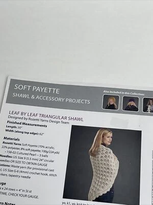 Universal Yarn Shawl & Accessory Projects Knitting Pattern  - Image 1 of 4