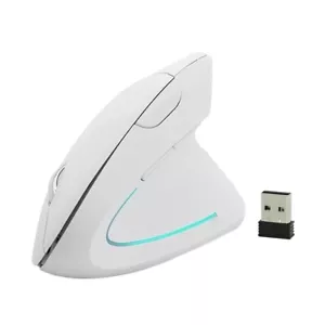 2.4GHz Wireless Ergonomic Vertical Mouse 800 1200 1600 DPI Optical Mice for PC - Picture 1 of 11