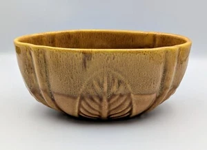 VINTAGE "HAEGER" GREEN/BROWN OVAL CERAMIC PLANTER #231 USA 8.25" X 5" - Picture 1 of 4