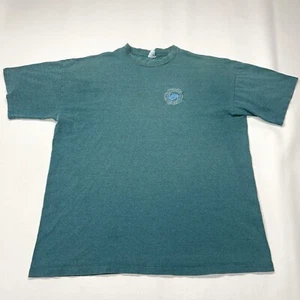 T-shirt vintage Quicksilver uomo grande verde punto singolo logo made in USA anni 90 - Foto 1 di 18