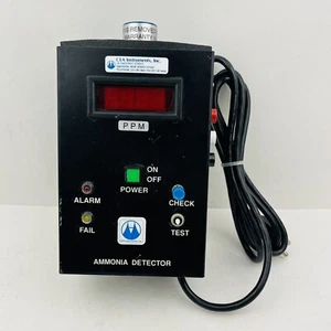 Detector de amoníaco analógico de CEA Instruments sin probar montaje en pared con cable de alimentación 5200D - Imagen 1 de 8