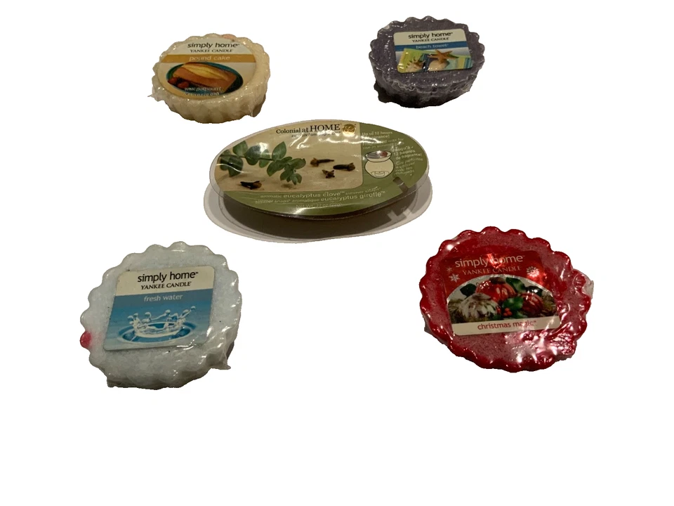 Lot of 5 Yankee Candle Wax Tarts Mixed Scents see photos and video new - Image 1 of 1