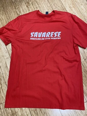 Savarese BJJ Academy T-shirt Red M - Image 1 of 4