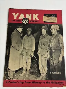 1944 Yank Magazine Ike portada Bosque lucha Leyte historias campo noticias y fotos - Imagen 1 de 16