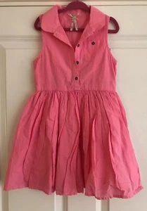 NEXT GIRLS PINK SLEEVELESS DRESS AGE 4 YEARS WORN ONCE - Picture 1 of 4