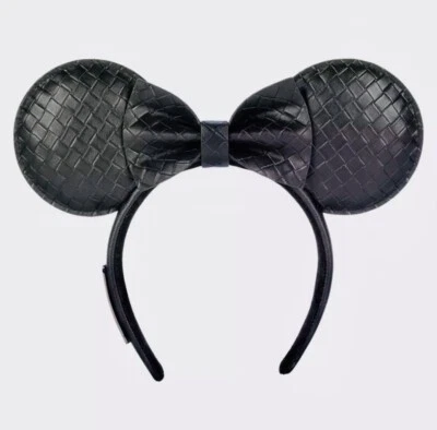 *НОВАЯ РАСПРОДАННАЯ LE* повязка на голову из искусственной кожи Loungefly Minnie Mouse для взрослых - Изображение 1 из 4