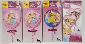 4 18" INCH FOIL DISNEY PRINCESS BALLOONS - Picture 1 of 4