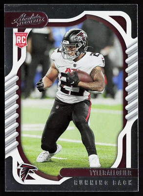 2022 Panini Absolute Retail Tyler Allgeier #198 Rookie RC Atlanta Falcons - Image 1 of 2