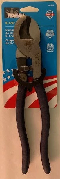 Ideal 35-052 9-1/2" High-Leverage Cable Cutter USA - Image 1 of 1