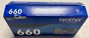 Cartucho de tóner negro de alto rendimiento genuino Brother TN660 - Imagen 1 de 3