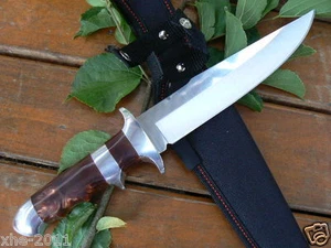 JL 027 Survival Militar Bowie Caza Táctica Cerdo Pegatina Cuchillo Completo Tanga - Imagen 1 de 4