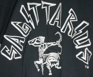 Vintage Zodiac Sign Sagittarius Shirt Jersey XL 90s Astrology Y2K Grunge Tee - Picture 1 of 5